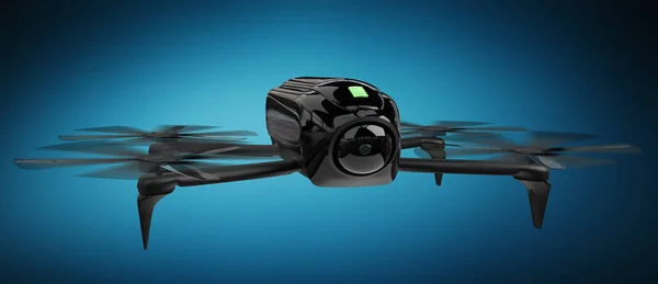 Moderna drone 3d-rendering — Stockfoto