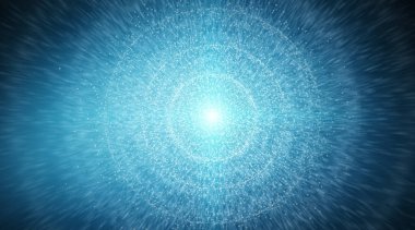 Dijital ağ bağlantısı küre arabirimi 3d render