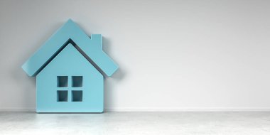 İç 3d render simgesinde SmartHome