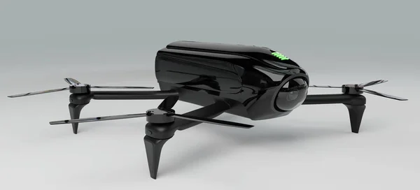 Rendering moderno drone 3D — Foto Stock