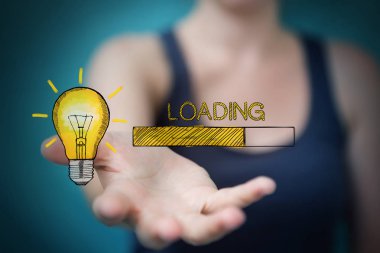 Holding ve yükleme kroki dokunmadan işkadını