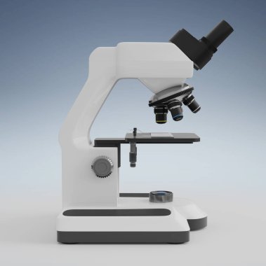 Modern dijital mikroskop 3d render