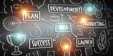 El yazması proje sunum kroki