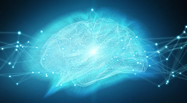 Цифровой рентгеновский снимок мозга человека — стоковое фото