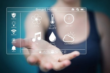 İşkadını Eko ev konsepti 3d render