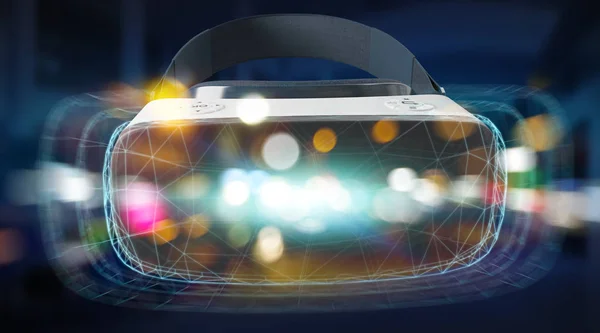 Технологія віртуальної реальності окуляри ілюстрація 3D рендерингу — стокове фото