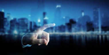 iş adamı işaret parmağı