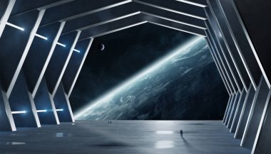 Bu görüntü büyük salonu uzay İçişleri 3d işleme öğeleri