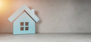 İç 3d render simgesinde SmartHome