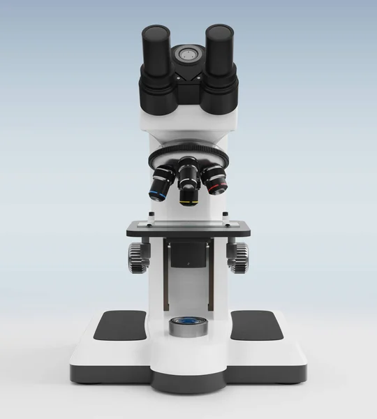 Modern digital Mikroskop 3d-rendering — Stockfoto