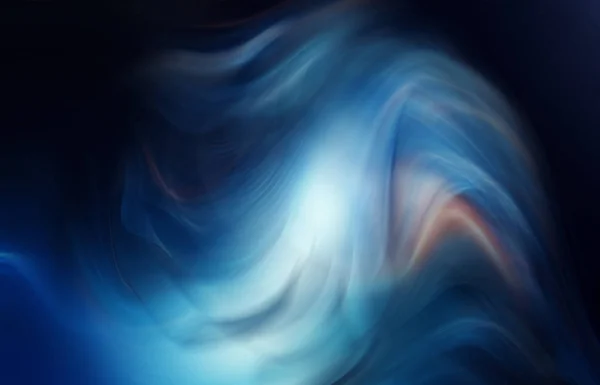 Fundo de fumaça abstrato azul com efeito de movimento turvo — Fotografia de Stock