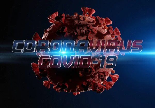 Coronavirus Covid Text Breaking News Stil 2019 Ncov Offizieller Name — Stockfoto