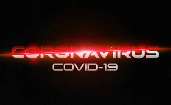 Coronavirus Covid 19文本突发新闻风格 2019 Ncov正式名称由世界卫生组织推出 2019年发现的新疾病目前正在全球蔓延 — 图库照片