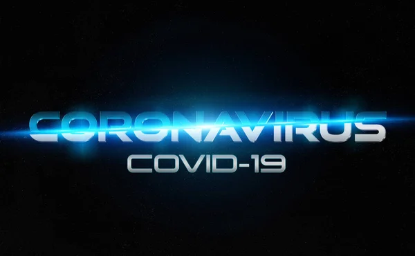 Coronavirus Covid Κείμενο Σπάσιμο Στυλ Ειδήσεων Επίσημη Ονομασία 2019 Ncov — Φωτογραφία Αρχείου
