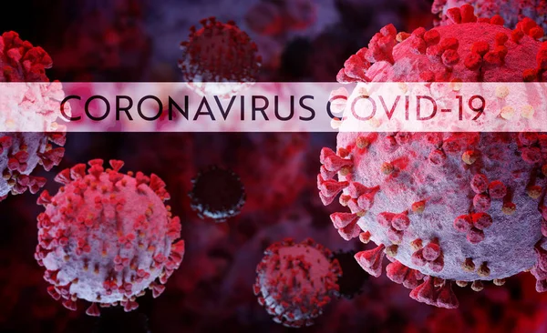 Απόδοση Του Coronavirus Μικροσκοπικό Επίπεδο Κοντινό Μικροσκόπιο Της Νόσου Covid — Φωτογραφία Αρχείου