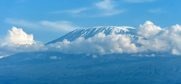 Bella Vista Del Maestoso Monte Kilimangiaro Visto Dal Parco Nazionale — Foto Stock