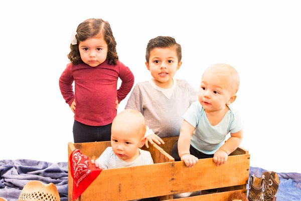 Portrait of Young Cousins — Stock Photo, Image