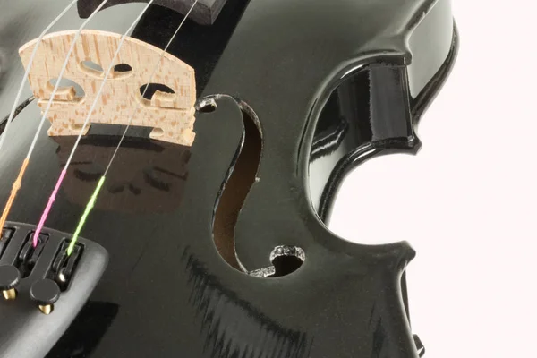 Close up of Black Violin — Stock Photo, Image