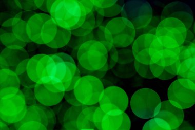 Yeşil bokeh arka plan