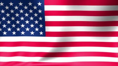 Amerika Birleşik Devletleri bayrağı. Arka plan animasyon döngü sorunsuz. 4 k yüksek tanımlı Video.