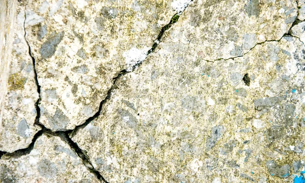 Grunge concrete cement wall with crack in industrial building, great for your design and texture background — Stock Photo, Image