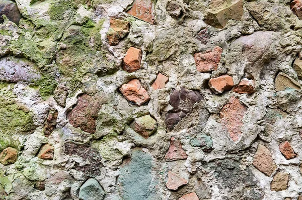 Parede de pedra com padrão real cor cinza de design de estilo moderno decorativo cimento superfície rachada desigual — Fotografia de Stock