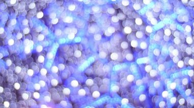 Bulanık bokeh renkli fenerler, tatil yeni yıl siyah arka plan Christmas kış parlak parlak ışık bokeh gökkuşağı renkleri üzerinde aydınlatma ışıkları. Tatil mor mavi pembe mor doğal doku.