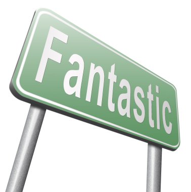 Fantastik yol işaret, billboard