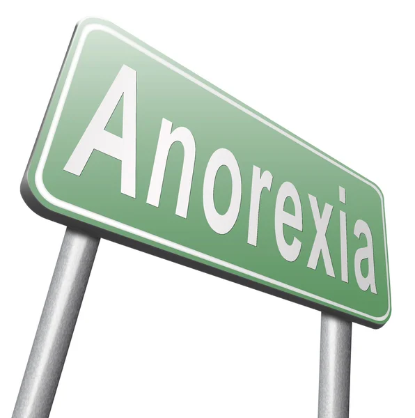 Panneau d'anorexie, panneau d'affichage — Photo