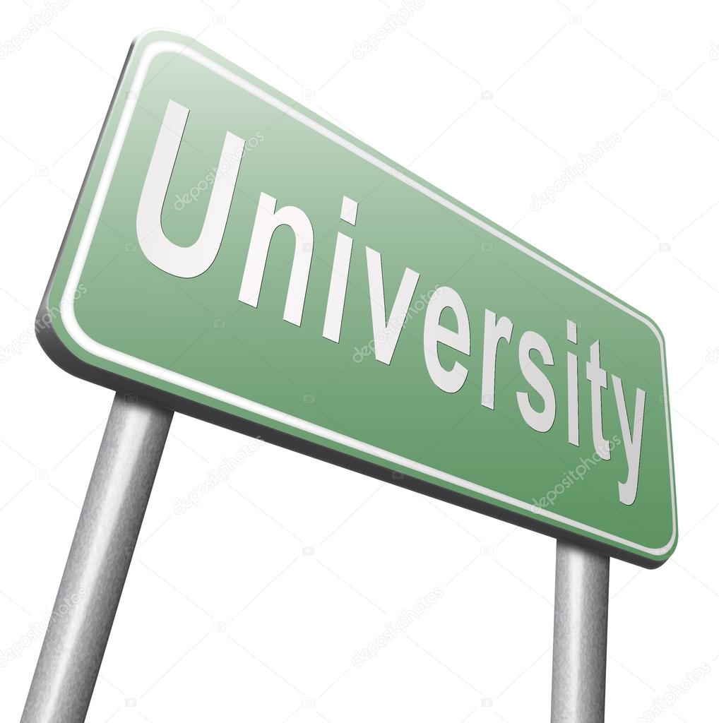 university road sign, billboard  