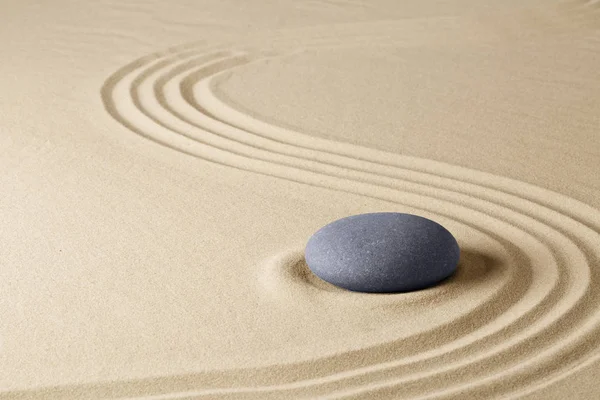 Дзен медитации каменный сад — стоковое фото