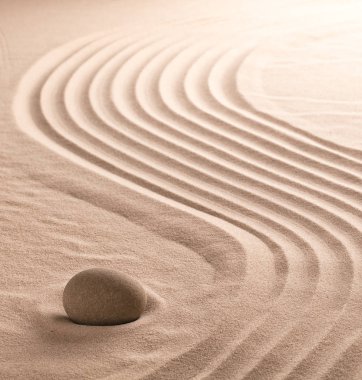 Zen meditasyon taş taş Bahçe