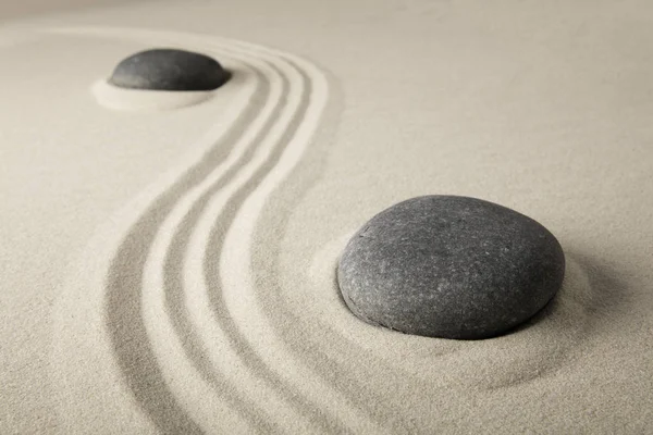 Zen stone zand textuur — Stockfoto