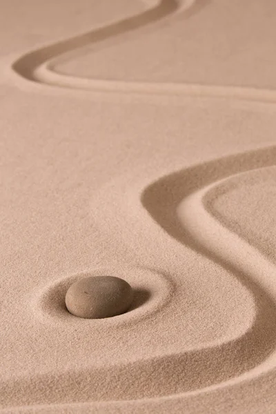 Zen Stein und Sand — Stockfoto