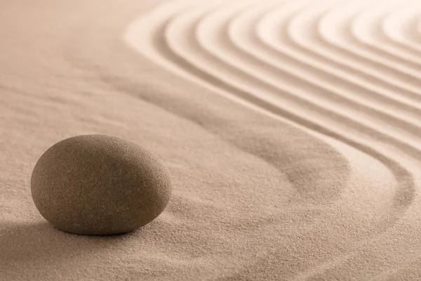 Zen Stein und Sand — Stockfoto