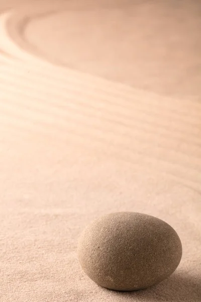 Zen sten och sand — Stockfoto