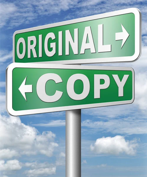 Original Copy Sign Boards Cloudy Sky Background — Stock Photo, Image