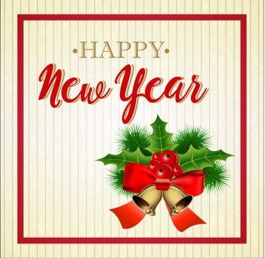 Mutlu Noeller tebrik kartı.