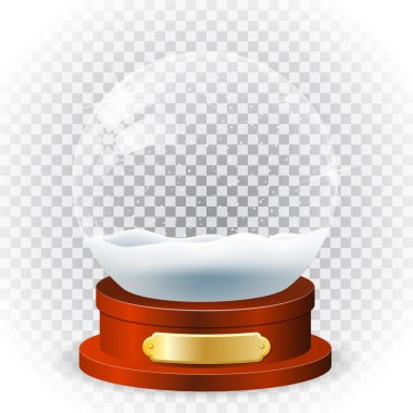 Gerçekçi Noel kar küresi