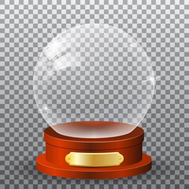 Realisitc 3d kar küresi