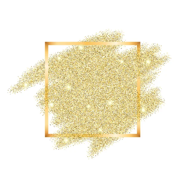 Modèle de paillettes dorées — Image vectorielle