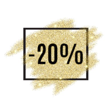 yüzde 20 indirim promosyon etiket kapalı.