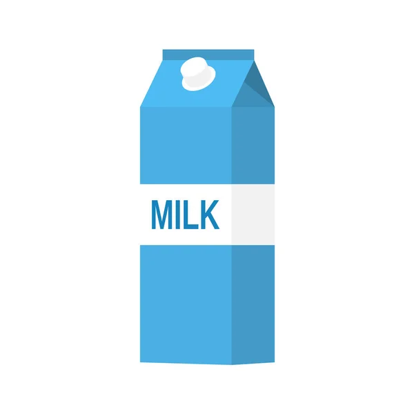 Balíček s mlékem — Stockový vektor
