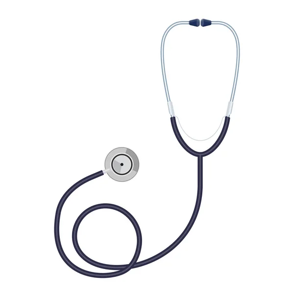 Medical stethoscope or phonendoscope — Stock Vector