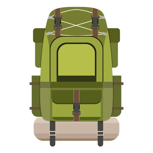 Large hiking backpack — Stock Vector