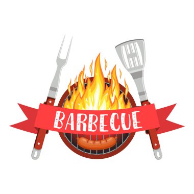 Barbekü partisi logosu