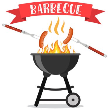 Barbekü veya Barbekü partisi davetiyesi