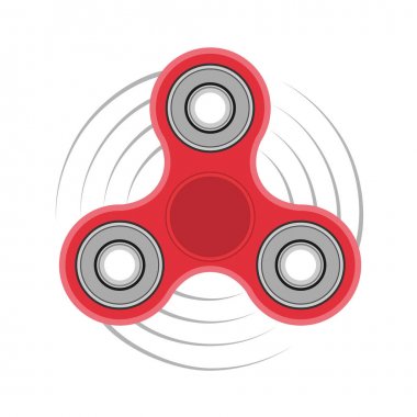 kırmızı el spinner oyuncak