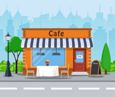 Cafe shop dış.