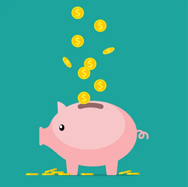 Varken piggy bank — Stockvector